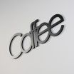 Fotografia, na której jest Napis dekoracyjny na ścianę COFFEE - DekoSign