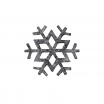 Fotografia, na której jest Śnieżynka z filcu Snowflake