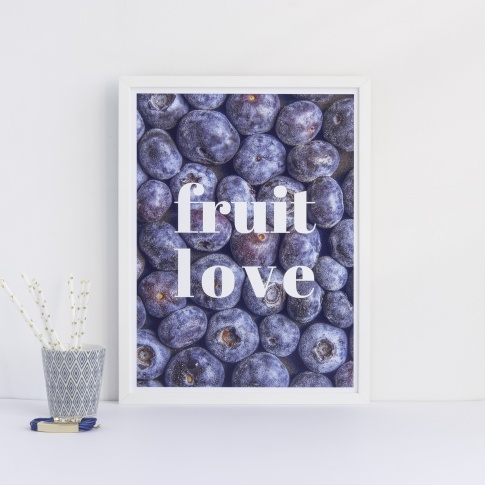 Fotografia, na której jest Plakat FRUIT LOVE - Follygraph