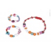 Fotografia, na której jest Zestaw do tworzenia biżuterii 250 koralików Dziewczynka - JANOD