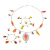 Fotografia, na której jest Zestaw artystyczny do tworzenia biżuterii z kurczliwego plastiku Słodkości - JANOD