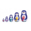 Fotografia, na której jest Rodzina pingwinów matrioszki - JANOD