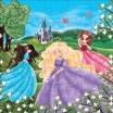 Fotografia, na której jest Mudpuppy Puzzle podłogowe Jumbo Zamek księżniczki 25 elementów 2+