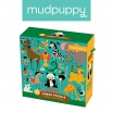 Fotografia, na której jest Mudpuppy Puzzle podłogowe Jumbo Zwierzęta Świata 25 elementów 2+