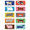 Fotografia, na której jest Mudpuppy Dwujęzyczne puzzle ze zwierzątkami do nauki pierwszych słów Angielski/Francuski 2+