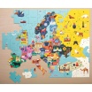 Fotografia, na której jest Mudpuppy Puzzle Mapa Europy z elementami w kształcie państw  5+