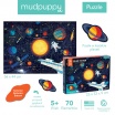 Fotografia, na której jest Mudpuppy Puzzle Układ Słoneczny z elementami w kształcie planet 5+