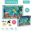 Fotografia, na której jest Mudpuppy Puzzle szukaj i znajdź Życie oceanu  64 elementy 4+