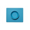 Fotografia, na której jest EZPZ Silikonowa miseczka z podkładką 2w1 Happy Bowl niebieska