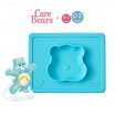 Fotografia, na której jest EZPZ Silikonowa miseczka z podkładką 2w1 Care Bears™ Bowl Misia Życzliwe Serce Wish Bear turkusowa