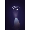 Fotografia, na której jest Lampka nocna LED z projektorem gwiazd i czujnikiem płaczu i ruchu Pixie Star Mineral, Beaba