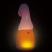 Fotografia, na której jest Lampka nocna LED przenośna z latarką Pixie 90h świecenia Coral, Beaba