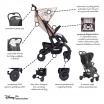 Fotografia, na której jest Disney by EASYWALKER Buggy XS Wózek spacerowy z osłonką przeciwdeszczową Minnie Ornament