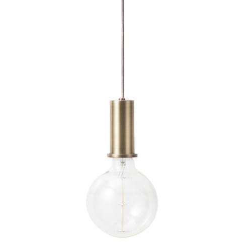 Fotografia, na której jest Lampa COLLECT Socket Pendant - ferm LIVING | niska