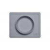 Fotografia, na której jest EZPZ Silikonowa miseczka z podkładką 2w1 Mini Bowl szara