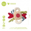 Fotografia, na której jest SIGIKID Przytulanka aktywizująca Kwiatek z wypustkami, grzechotką i szeleszczącą folią kolekcja ekologiczna Green  