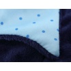 Fotografia, na której jest SIGIKID Przytulaczek - komforter Niebieski nietoperz 