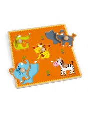 Puzzle z uchwytem Safari - Scratch