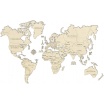 Fotografia, na której jest Mapa Świata - Puzzle Wooden.City
