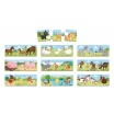 Fotografia, na której jest Trzyczęściowe puzzle Zwierzęta i ich dzieci 30 elementów, Janod