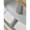 Fotografia, na której jest Beaba Krzesełko do karmienia Up&Down grey/white