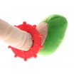 Fotografia, na której jest SIGIKID Przytulanka aktywizująca Dziewczynka z myszką z gryzakiem, grzechotką, piszczałką i szeleszczącą folią 6m+ PlayQ  
