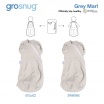 Fotografia, na której jest Otulacz-śpiworek Grosnug Grey Marl, Gro Company
