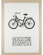 Plakat A3 Life Poster Bike