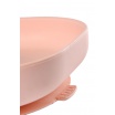 Fotografia, na której jest Beaba Silikonowy talerzyk z przyssawką pink