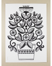 Plakat A3 Folklore Flower Lily