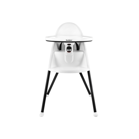 Fotografia, na której jest BABYBJORN High Chair - krzesełko do karmienia, białe
