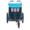Fotografia, na której jest Przyczepka rowerowa dla dziecka, podwójna - THULE Coaster XT - niebieska