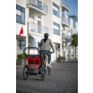 Fotografia, na której jest Przyczepka rowerowa dla dziecka - THULE Chariot Cross 2 - czerwona/szara