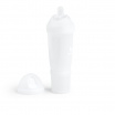 Fotografia, na której jest Herobility - butelka antykolkowa Herobottle 340 ml, biała + smoczek L (4 m+)