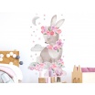 Fotografia, na której jest KRÓLIK | naklejka do pokoju dziecięcego - różne kolory - Pastelowelove