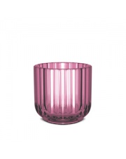 Świecznik szklany - purple / flioletowy - Lyngby