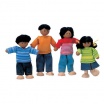 Fotografia, na której jest Rodzina ciemnoskórych lalek, do domku dla lalek, Plan Toys®