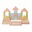 Fotografia, na której jest Klocki drewniane 40 szt., seria pastelowa | Plan Toys®