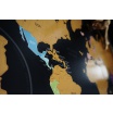 Fotografia, na której jest Mapa zdrapka Świat Scratch&Travel - mapsy.me