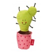 Fotografia, na której jest SIGIKID Miękka mini – grzechotka Kaktus w różowej doniczce Red Stars