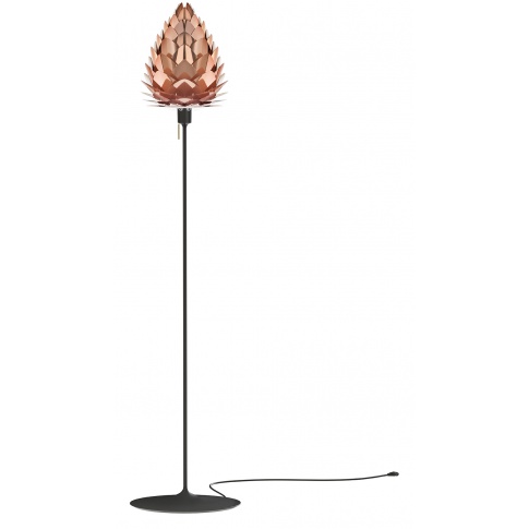 Fotografia, na której jest Lampa podłogowa CONIA Champagne Floor - UMAGE | copper