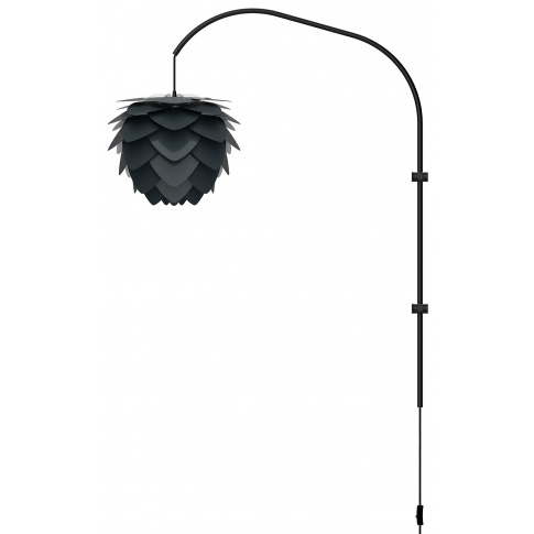 Fotografia, na której jest Lampa ścienna ALUVIA Willow - UMAGE | anthracite grey