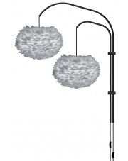 Lampa ścienna EOS M Willow Double - UMAGE | light grey