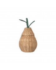 Kosz pleciony GRUSZKA / Pear Basket - ferm LIVING | mały