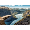 Fotografia, na której jest Fototapeta REBEL WALLS | SCANDINAVIA Trolltunga