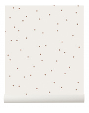 Tapeta w kropki DOT off white - ferm LIVING