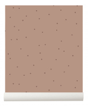 Tapeta w kropki DOT różowa / dusty rose - ferm LIVING