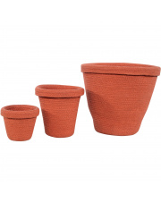 Komplet 3 koszy dekoracyjnych Terracota - Lorena Canals