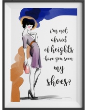Plakat Have you seen my shoes? - kreska