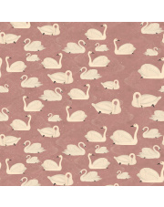 Fototapeta CYGNE, ROSE | Moss & Coral REBEL WALLS